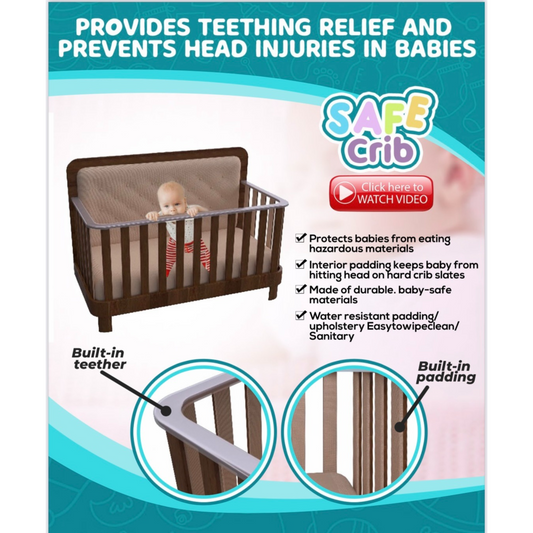 SafeCrib - 4-in-1 Convertible Baby Safe Crib